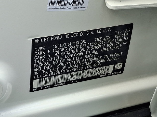 Used 2026 Honda HR-V LX image 28
