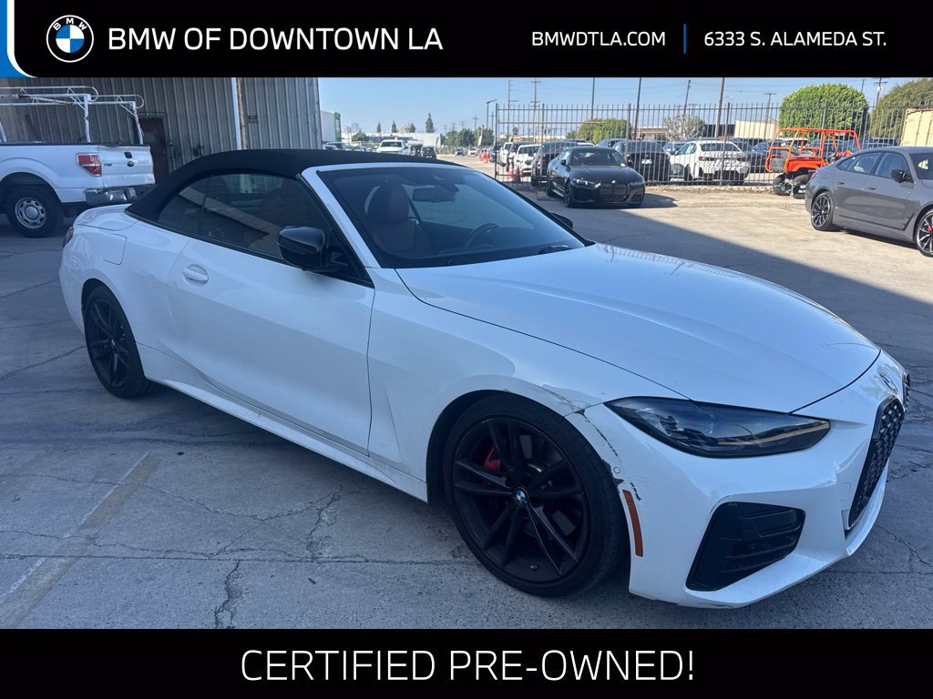 Certified 2023 BMW M440i Convertible w/ Premium Package RWD image 1