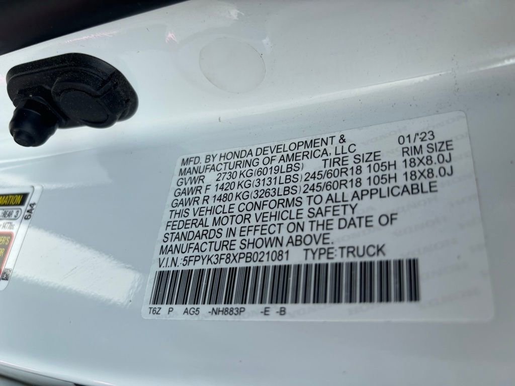 Used 2023 Honda Ridgeline Black Edition image 13