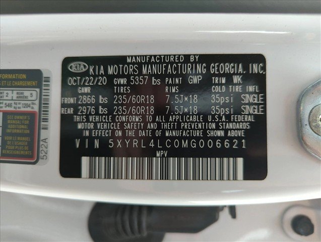 Used 2021 Kia Sorento S w/ Panoramic Sunroof Package FWD image 25