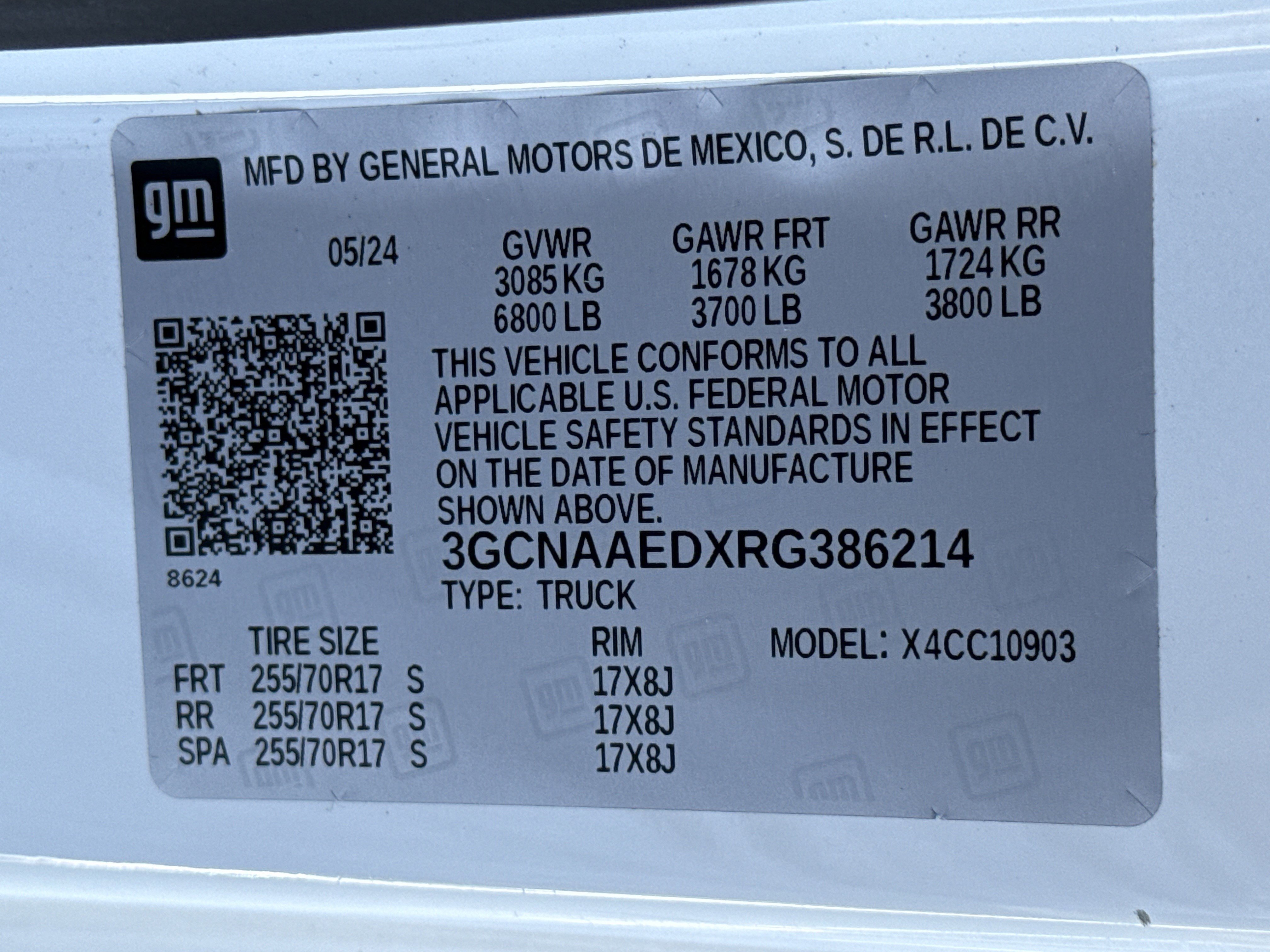 Certified 2024 Chevrolet Silverado 1500 W/T w/ WT Fleet Convenience Package image 32