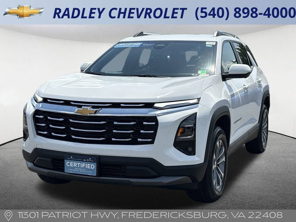 Certified 2025 Chevrolet Equinox LT w/ Convenience Package II