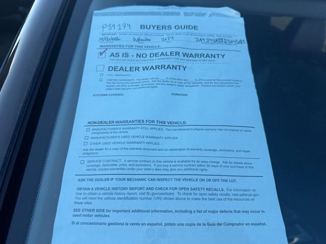 Used 2024 Mitsubishi Outlander SE Black Edition image 39