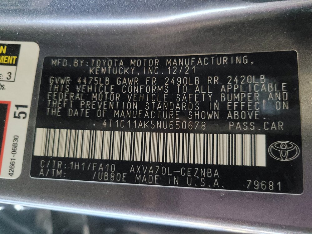 Used 2022 Toyota Camry LE image 33