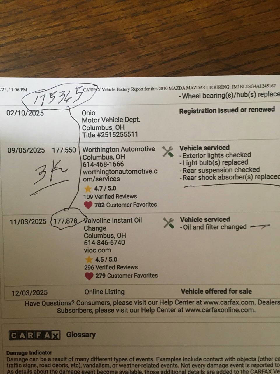 Used 2010 MAZDA MAZDA3 i Touring image 22