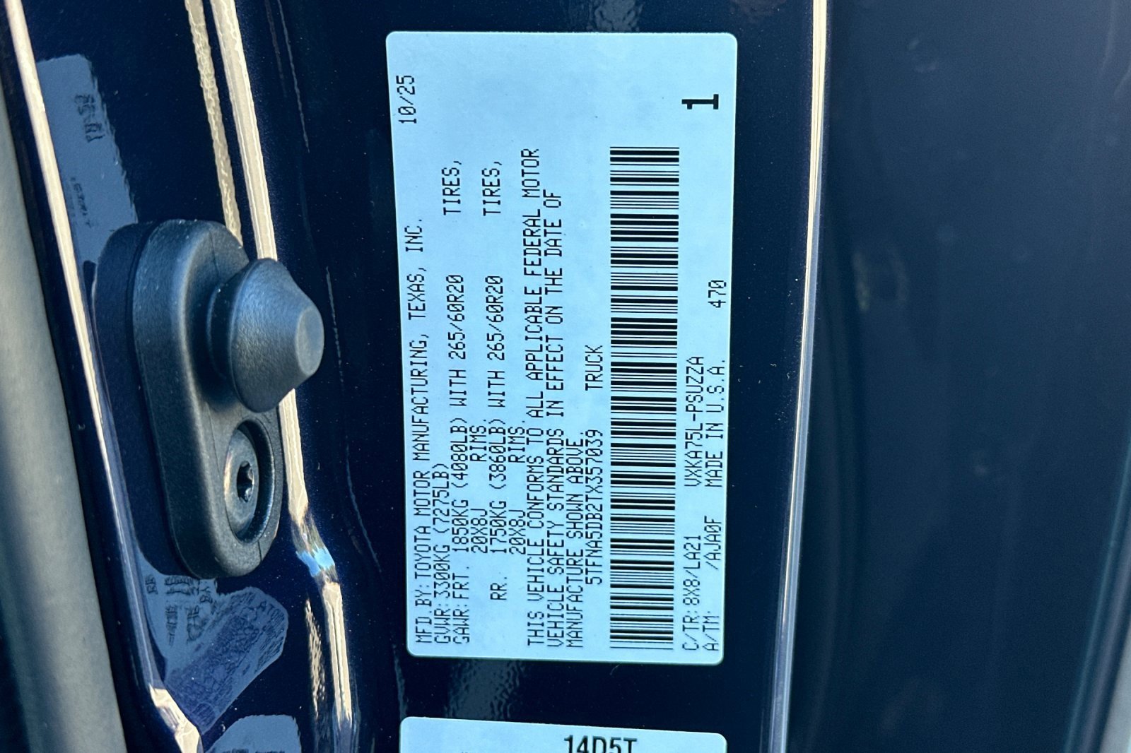 New 2026 Toyota Tundra Platinum image 34