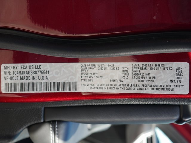 New 2025 Jeep Grand Cherokee L Altitude image 26