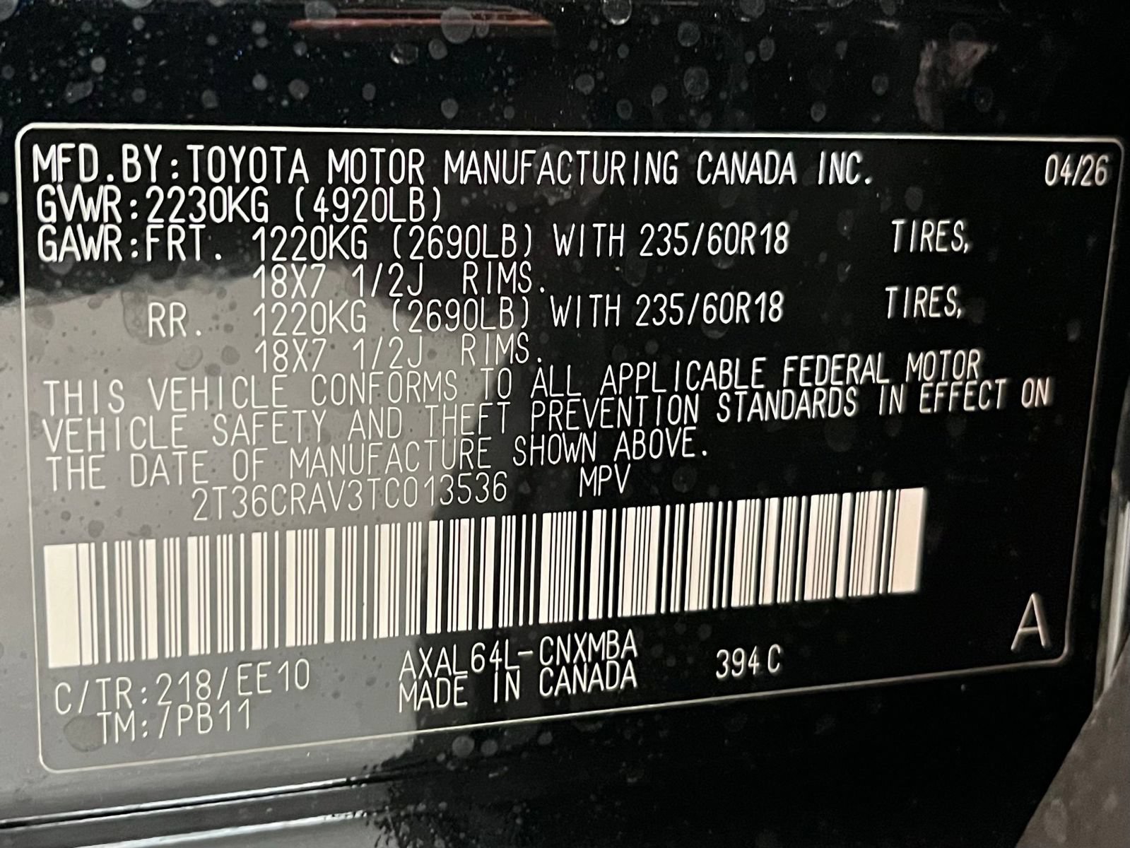 New 2026 Toyota RAV4 XLE Premium AWD/4WD image 19