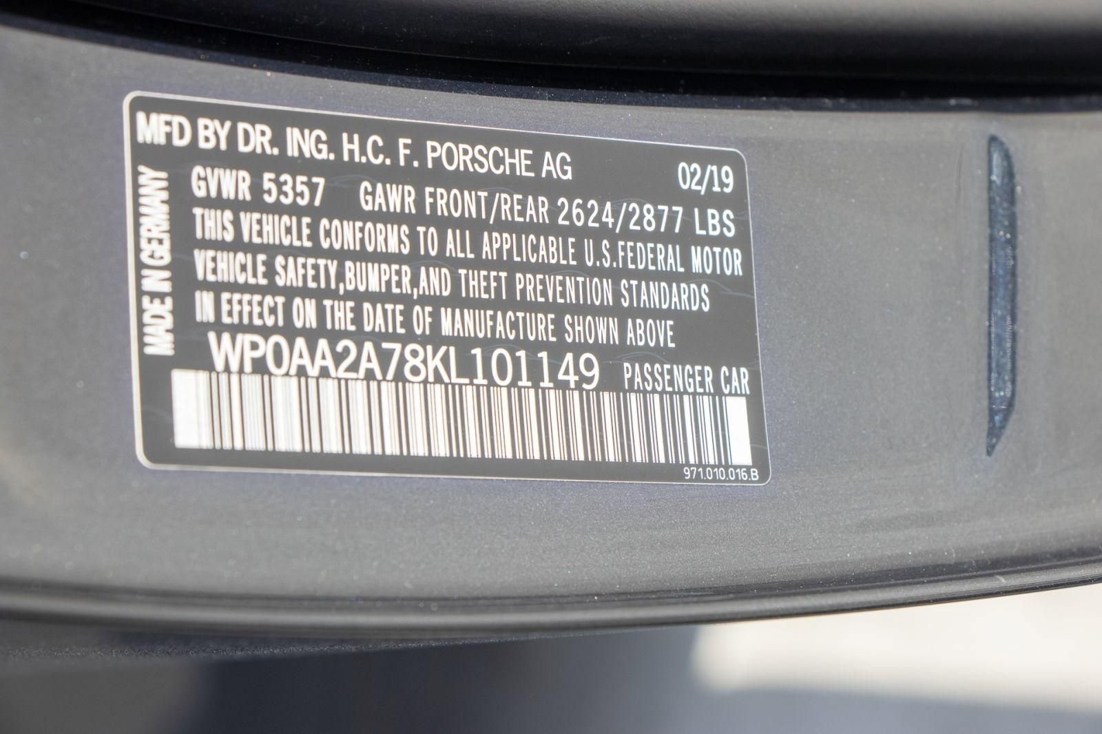 Used 2019 Porsche Panamera 4 AWD/4WD image 35