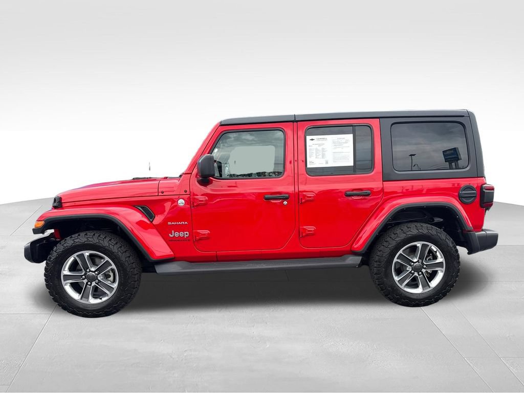 Used 2023 Jeep Wrangler Unlimited Sahara w/ LED Lighting Group AWD/4WD image 2