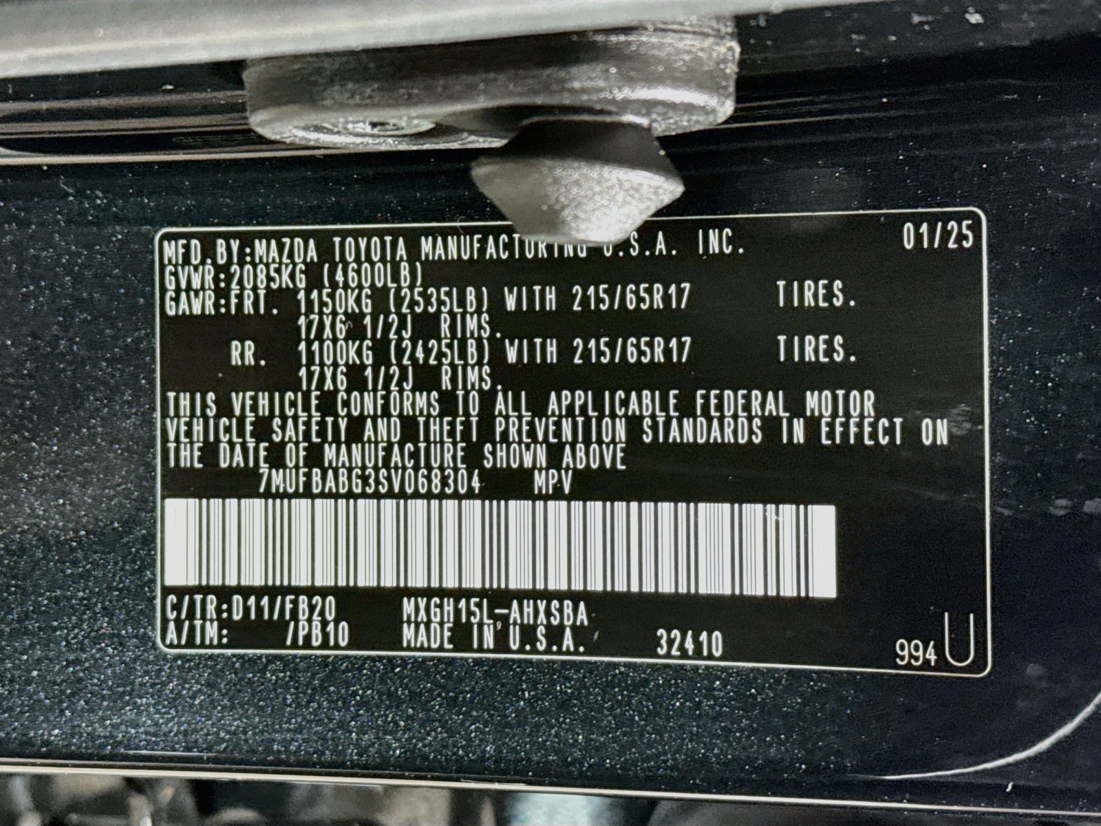 Certified 2025 Toyota Corolla Cross AWD Hybrid image 29