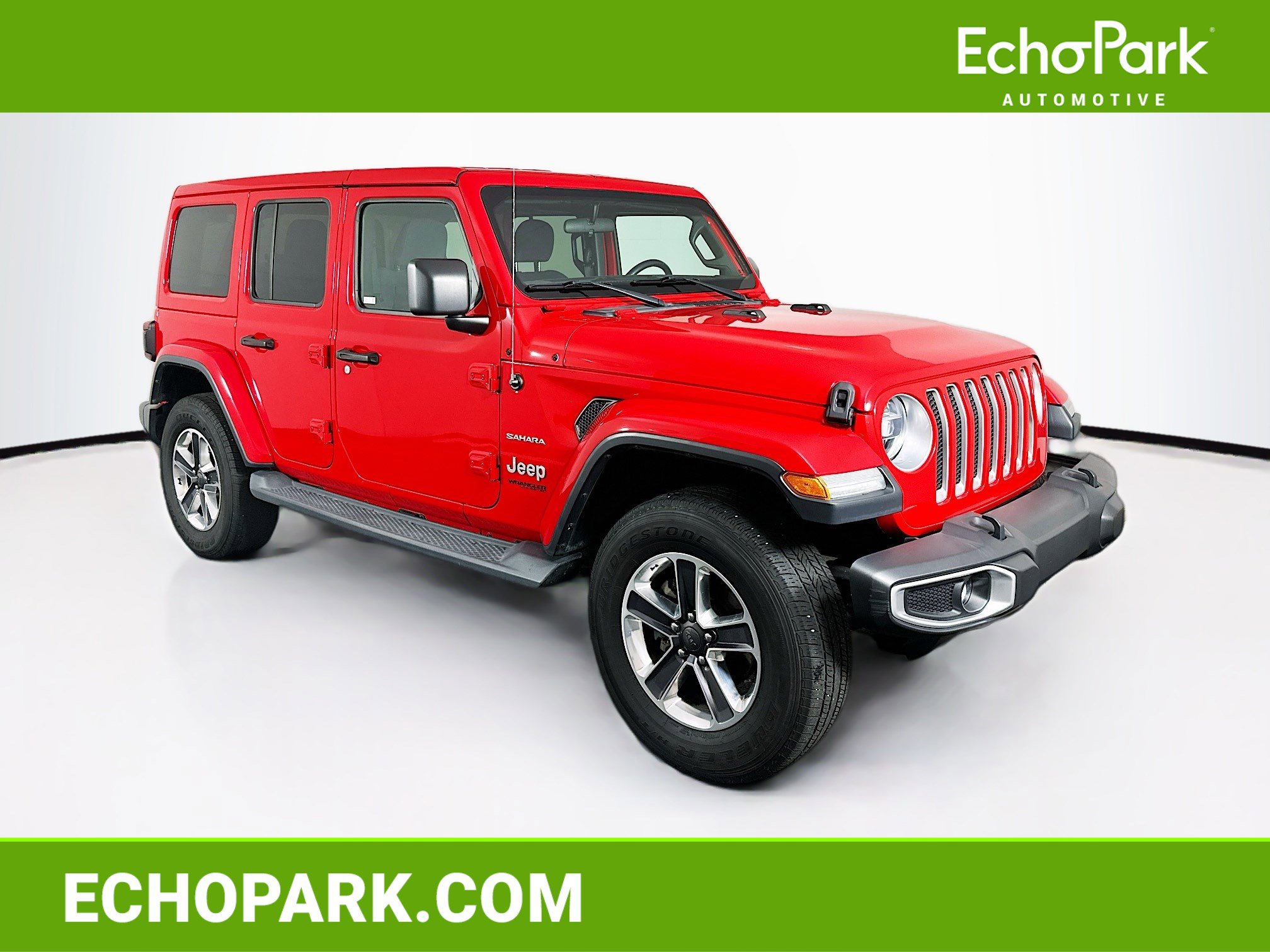 Used 2019 Jeep Wrangler Unlimited Sahara w/ LED Lighting Group image 1
