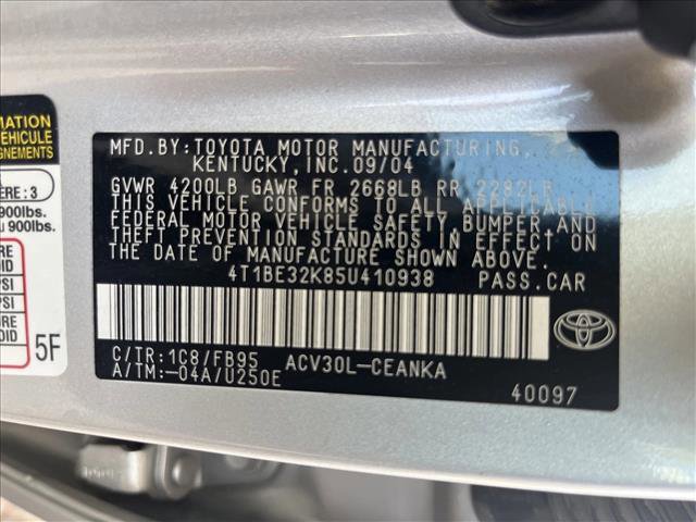 Used 2005 Toyota Camry LE FWD image 21