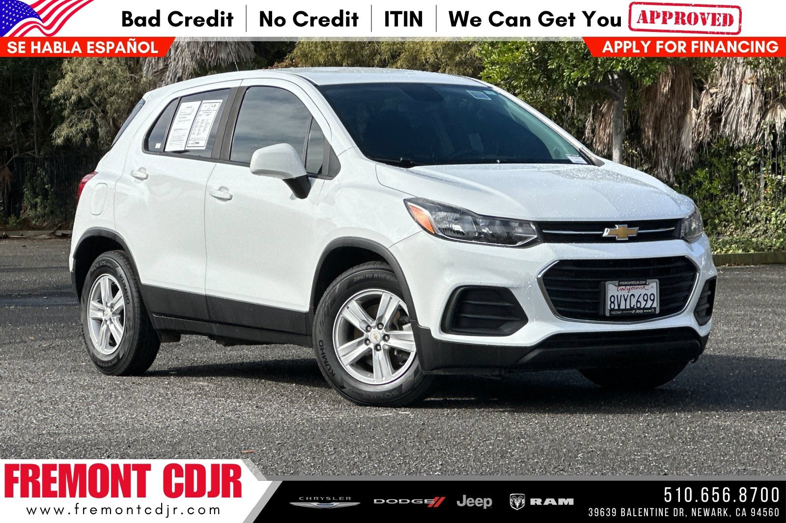 Used 2021 Chevrolet Trax LS w/ Tint and Cruise Package FWD image 1