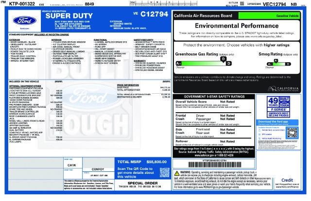 New 2027 Ford F250 XL w/ XL Driver Assist Package AWD/4WD image 4