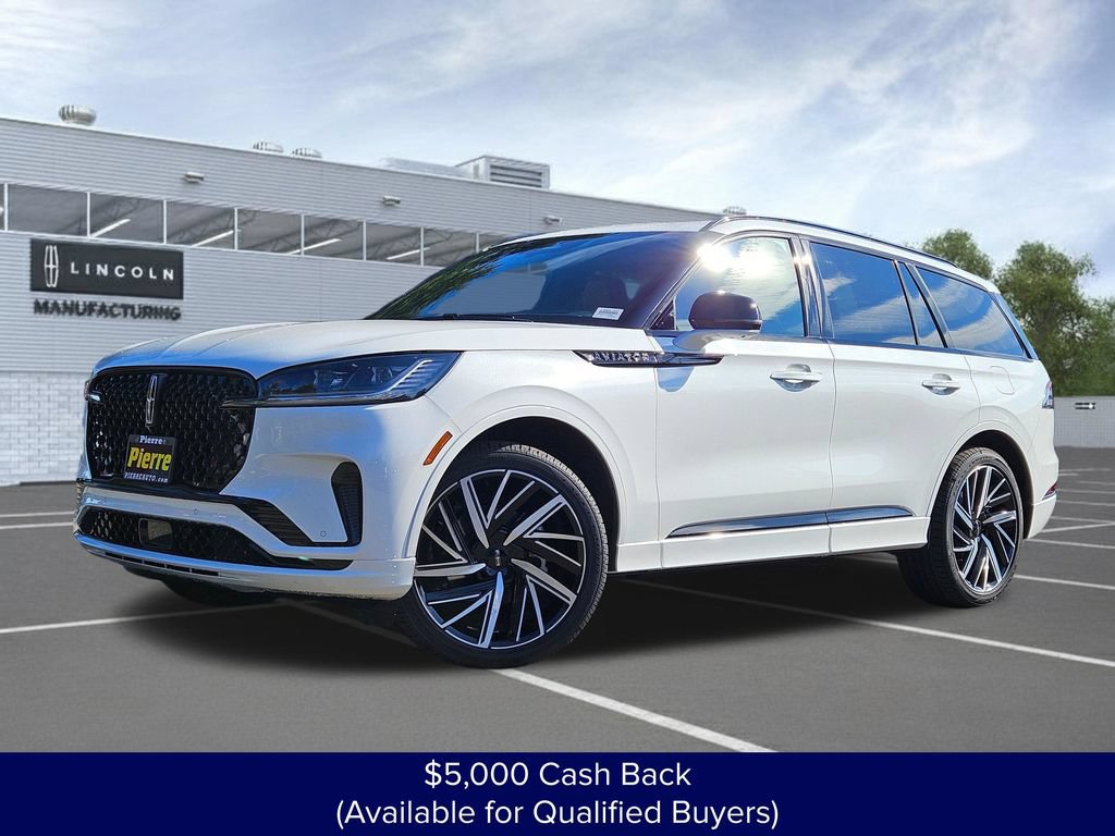 New 2026 Lincoln Aviator Black Label w/ Jet Appearance Package AWD/4WD 360° Tour