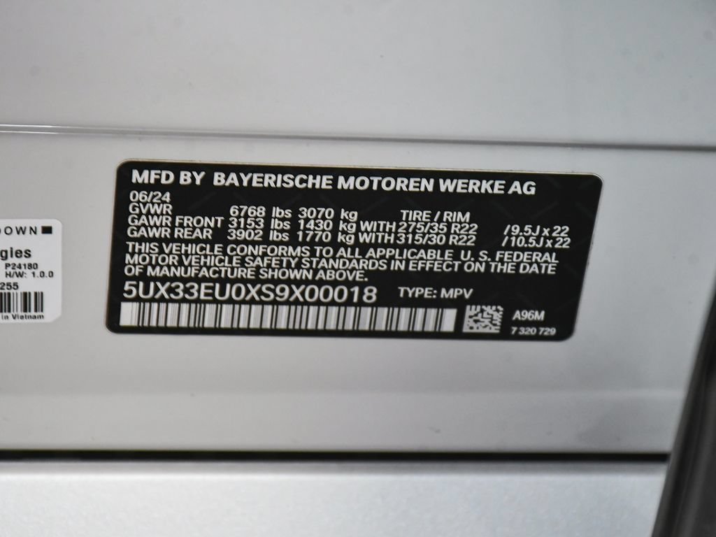 Used 2025 BMW X5 M60i w/ Executive Package AWD/4WD image 18