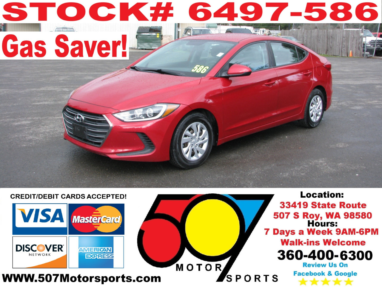 Used 2017 Hyundai Elantra SE