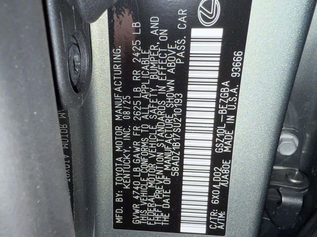 New 2025 Lexus ES 350 350 image 20