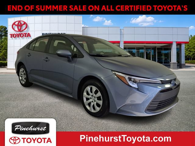 Certified 2025 Toyota Corolla LE FWD image 1