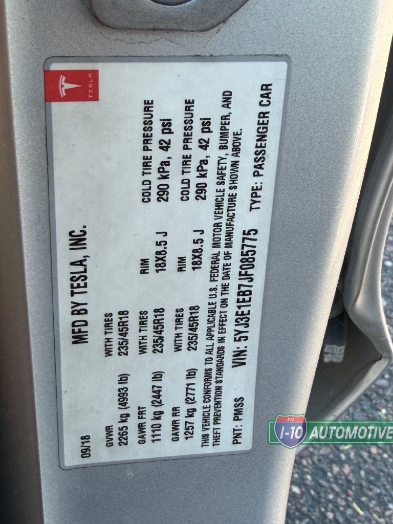 Used 2018 Tesla Model 3 Long Range AWD/4WD image 36