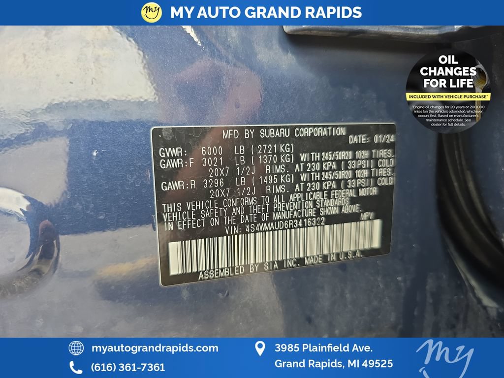 Used 2024 Subaru Ascent Limited w/ Technology Package AWD/4WD image 35
