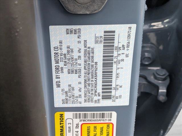 New 2025 Ford Bronco Sport Badlands w/ Sasquatch Badlands Package image 19