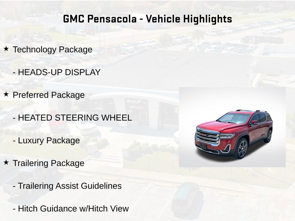 Certified 2022 GMC Acadia SLT w/ Technology Package FWD image 10