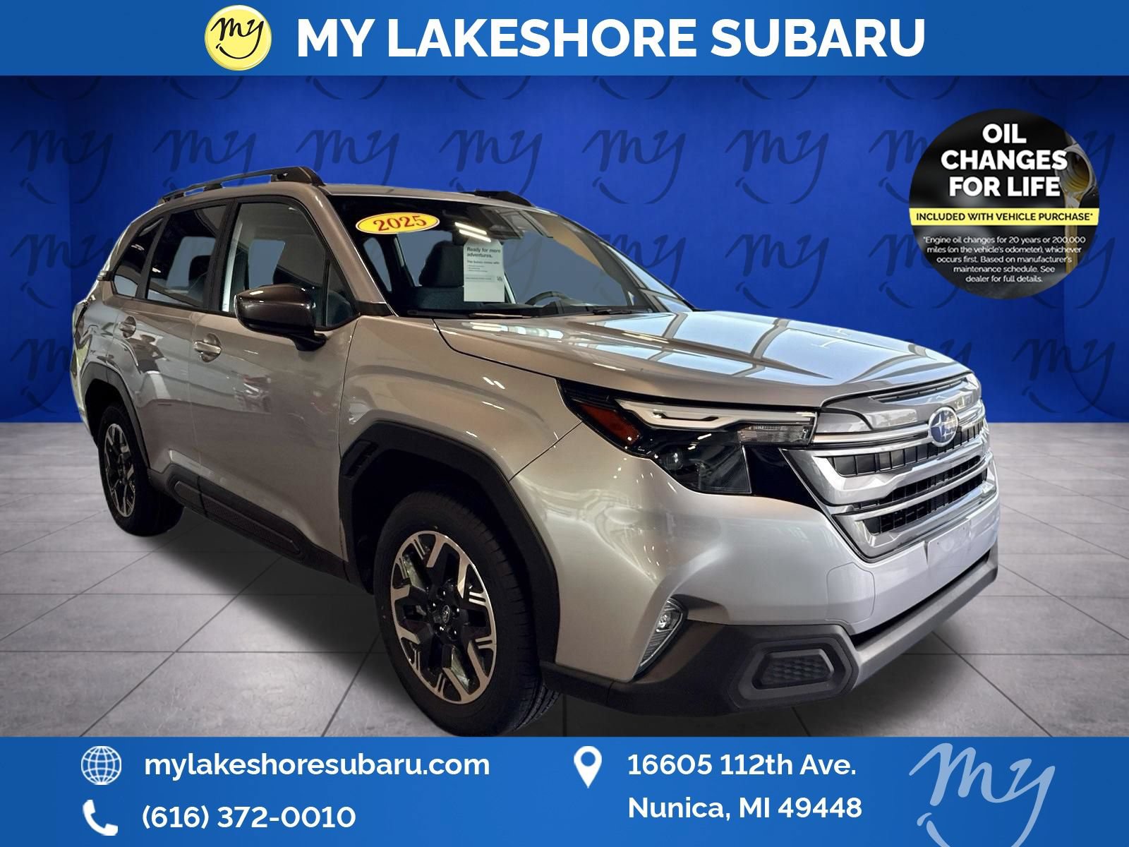 Certified 2025 Subaru Forester Premium AWD/4WD image 1