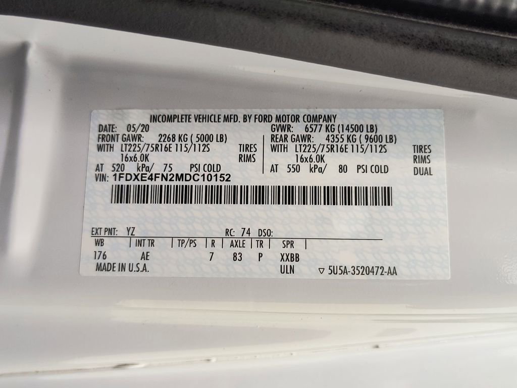 Used 2021 Ford E-450 and Econoline 450 Super Duty w/ Power Windows & Locks Group image 14