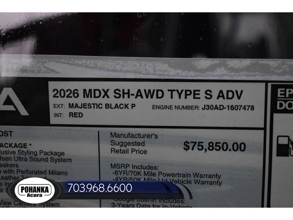 New 2026 Acura MDX Type S image 38