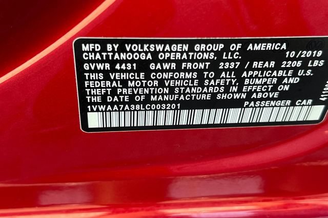 Used 2020 Volkswagen Passat 2.0T S FWD image 32