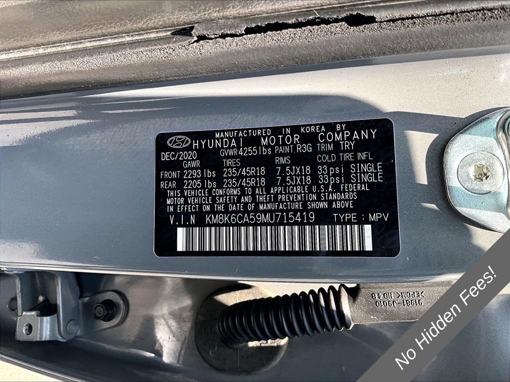 Used 2021 Hyundai Kona Night AWD/4WD image 27