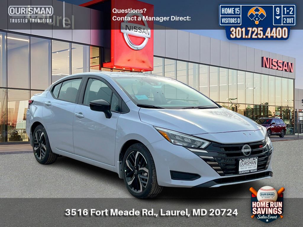 New 2025 Nissan Versa SR w/ Trunk Package FWD image 1