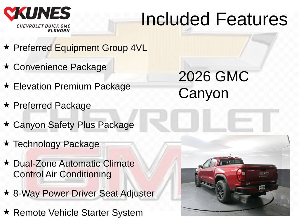 New 2026 GMC Canyon Elevation w/ Convenience Package AWD/4WD video 2
