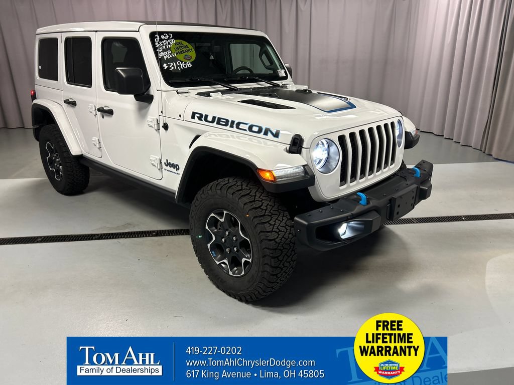 Used 2023 Jeep Wrangler Unlimited Rubicon 4xe w/ Steel Bumper Group