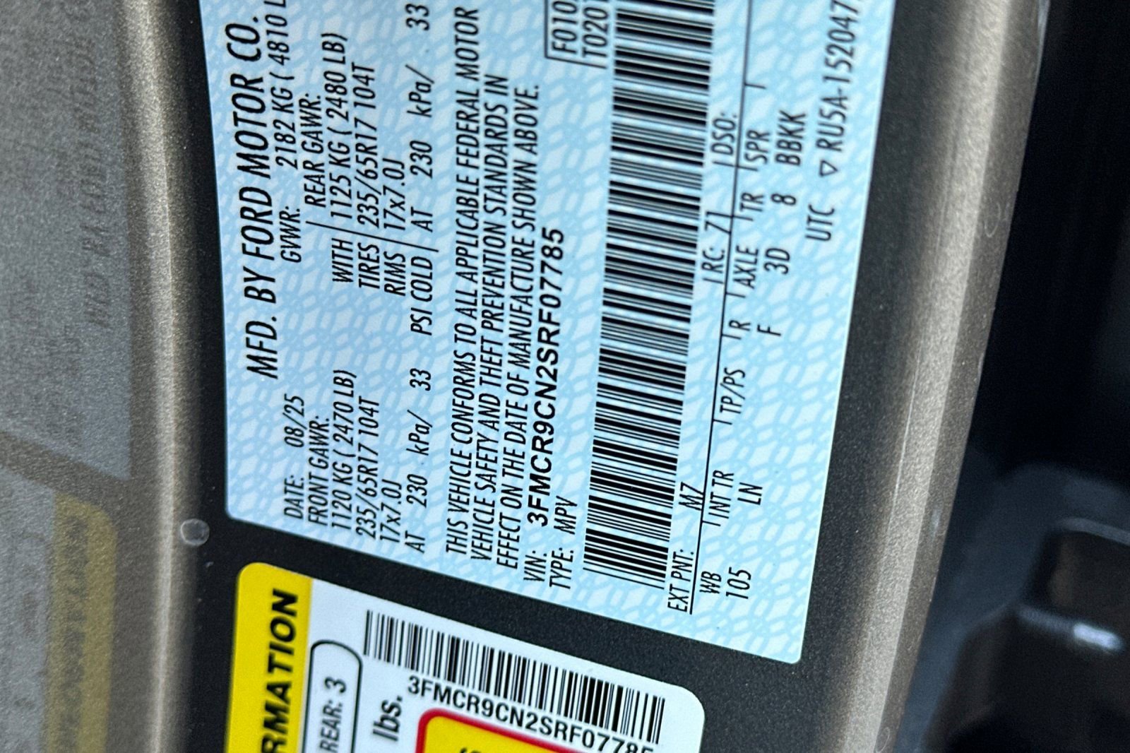 New 2025 Ford Bronco Sport Outer Banks w/ Sasquatch Outer Banks Package image 29