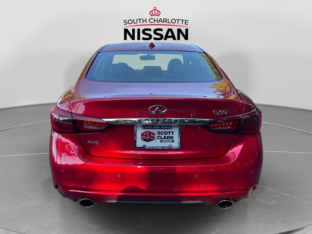 Used 2023 INFINITI Q50 Luxe w/ Cargo Package AWD/4WD image 5