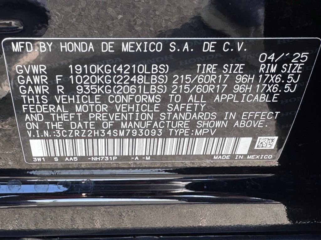 Used 2025 Honda HR-V LX image 42