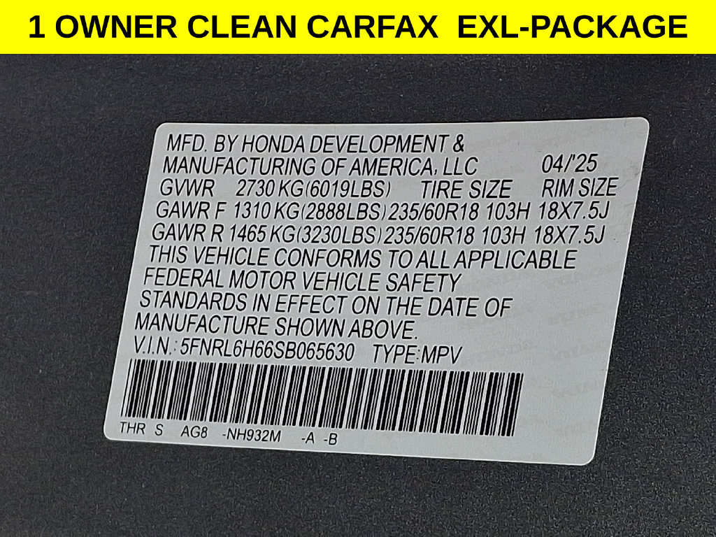 Used 2025 Honda Odyssey EX-L image 27