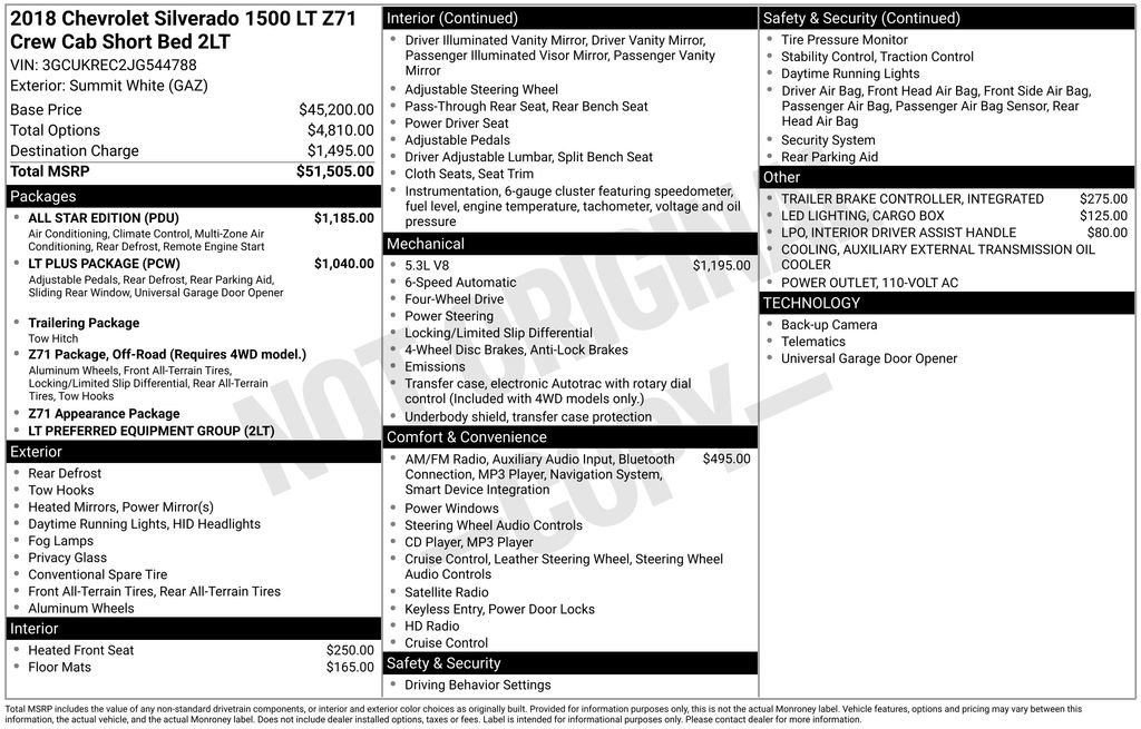 Used 2018 Chevrolet Silverado 1500 LT w/ All Star Edition image 41