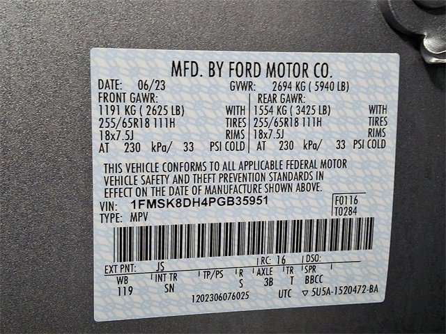 Used 2023 Ford Explorer XLT w/ Equipment Group 202A image 27