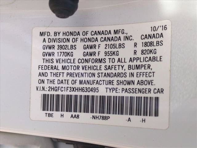 Used 2017 Honda Civic EX-T image 24