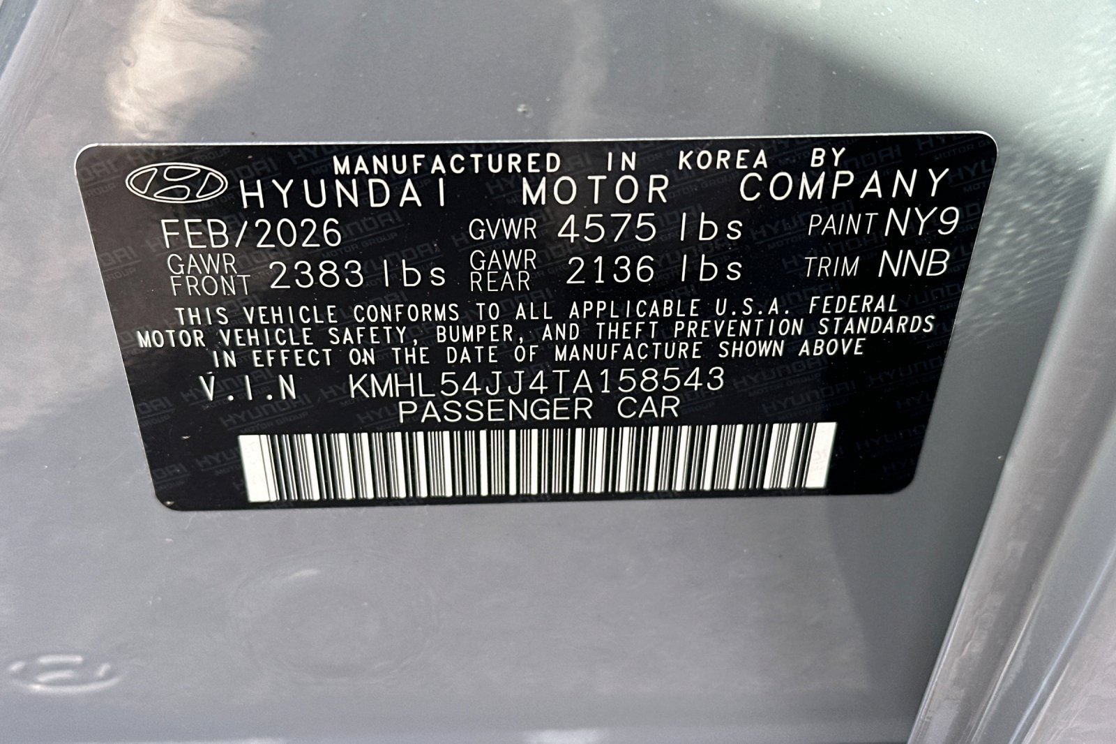 New 2026 Hyundai Sonata Limited FWD image 27