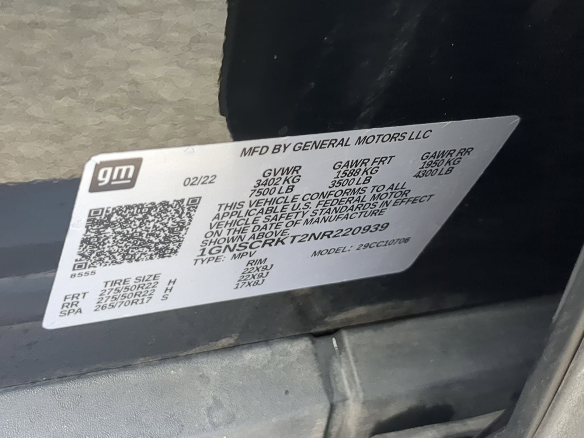 Used 2022 Chevrolet Tahoe RST w/ Luxury Package image 35