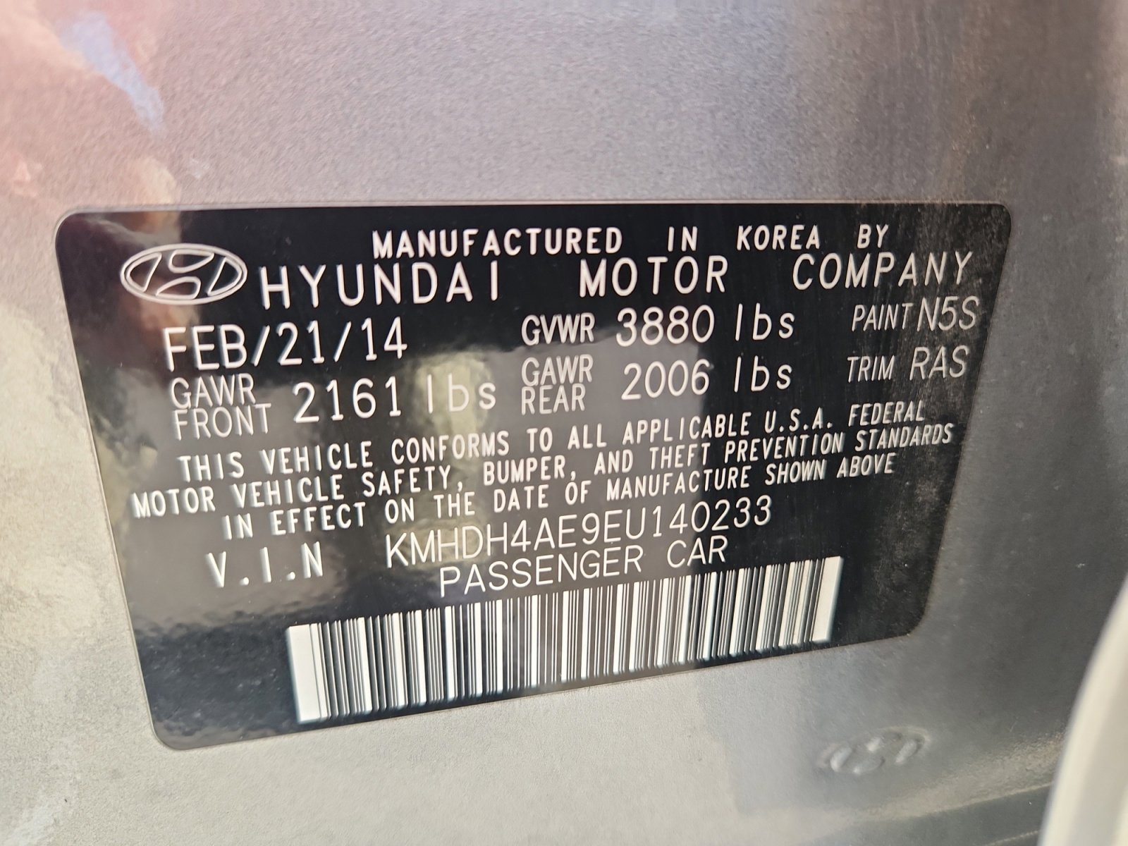 Used 2014 Hyundai Elantra SE w/ Option Group 02 image 26