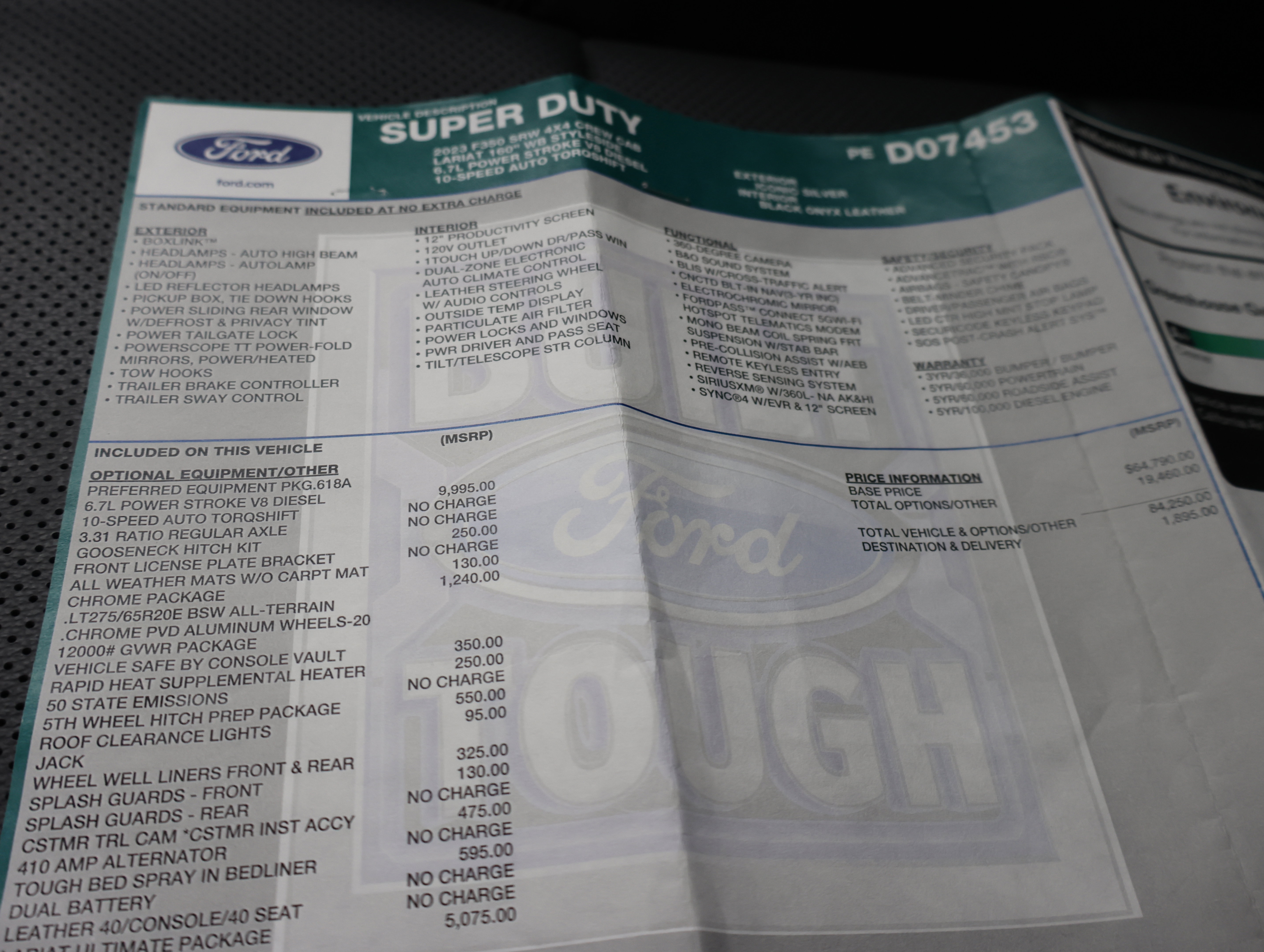 Used 2023 Ford F350 Lariat w/ Lariat Ultimate Package AWD/4WD image 69