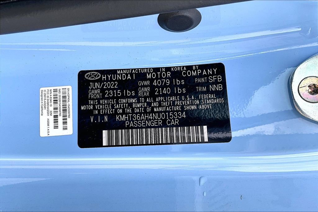 Used 2022 Hyundai Veloster N FWD image 40