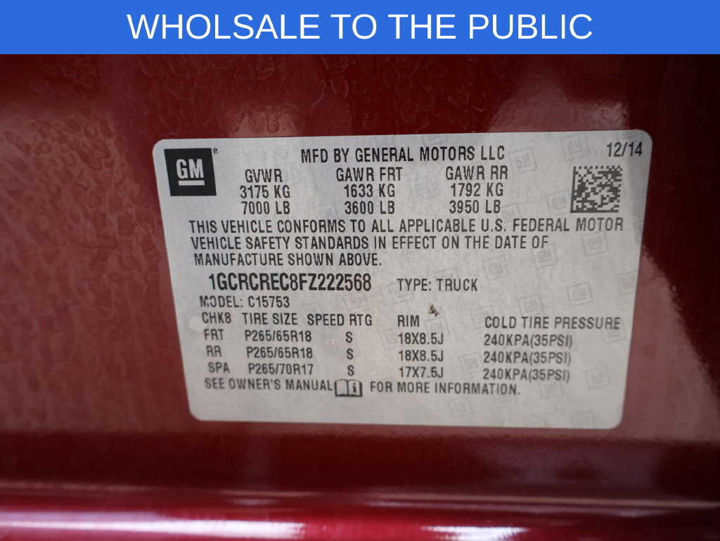 Used 2015 Chevrolet Silverado 1500 LT w/ All Star Edition RWD image 37