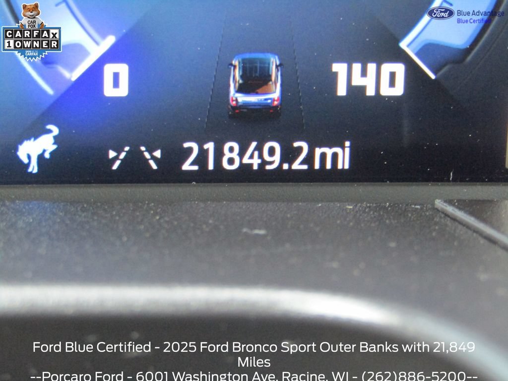 Certified 2025 Ford Bronco Sport Outer Banks w/ Outer Banks Tech Package+ AWD/4WD image 36